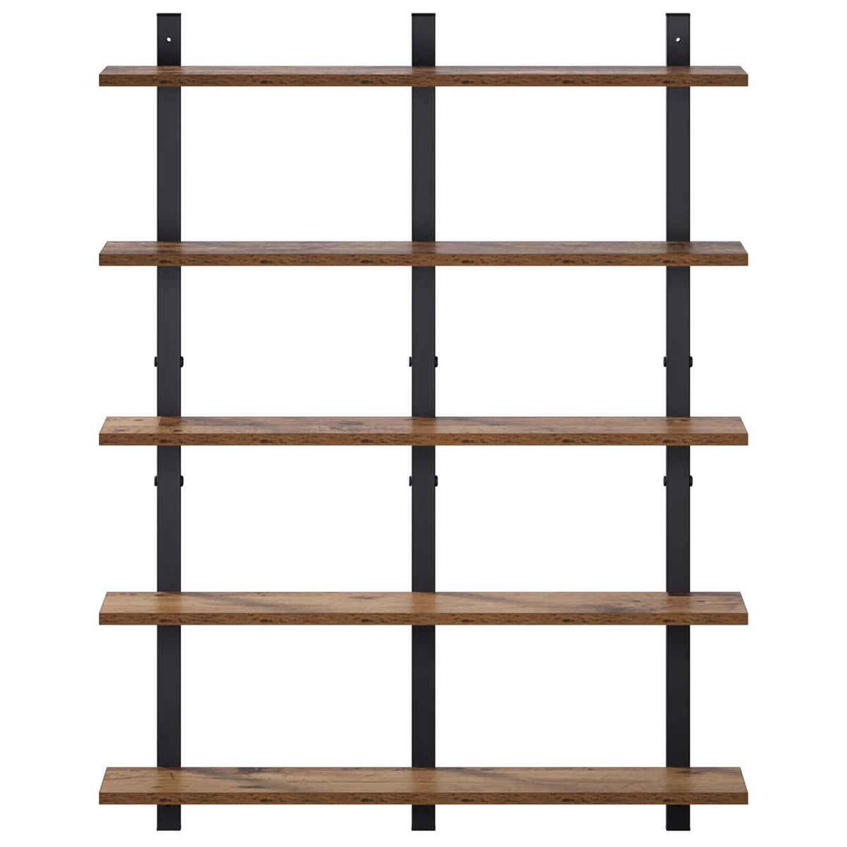 vidaXL Wall Shelf Old Wood 79.5 x 13.5 x 102 cm Engineered Wood