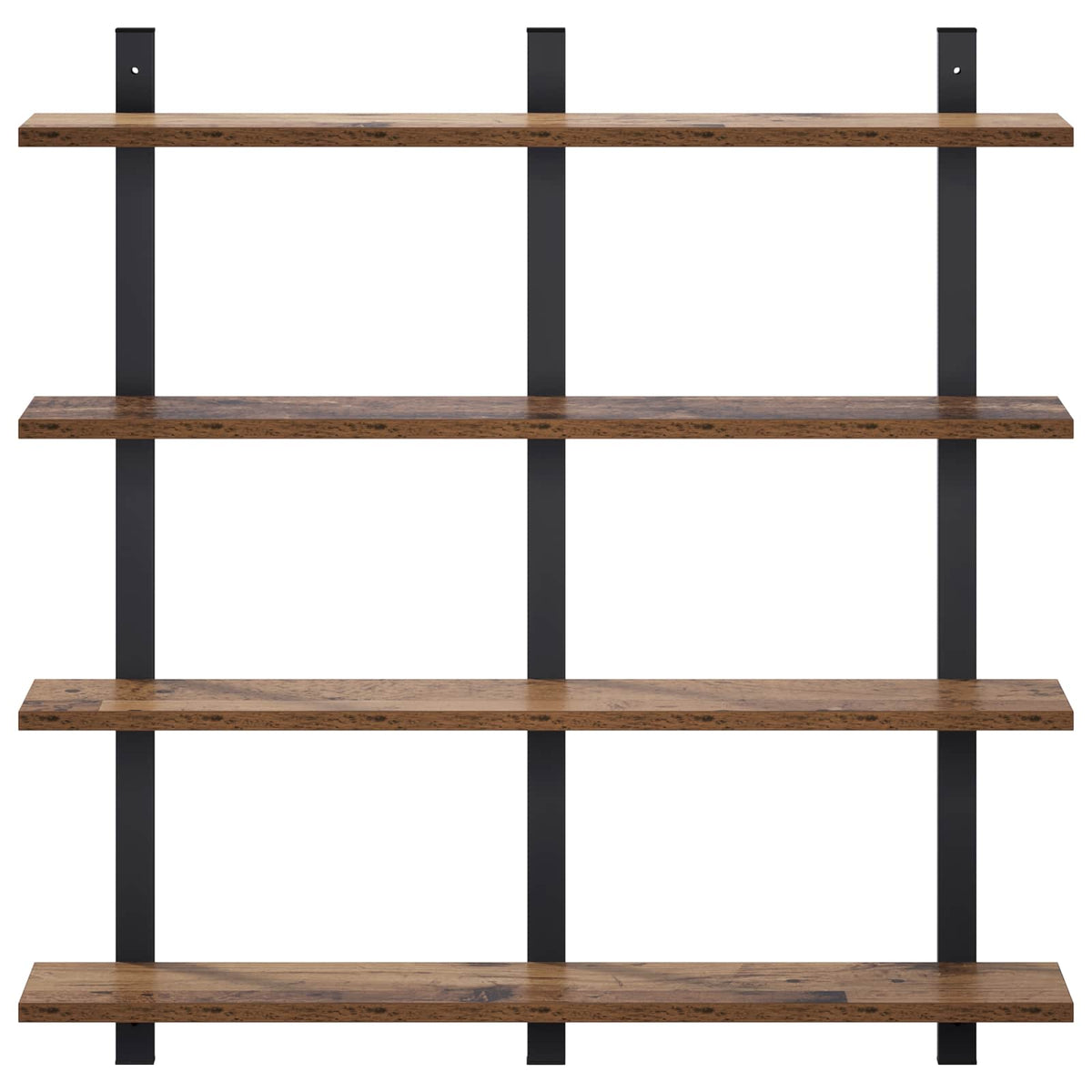 vidaXL Wall Shelf Old Wood 79.5 x 13.5 x 80 cm Engineered Wood
