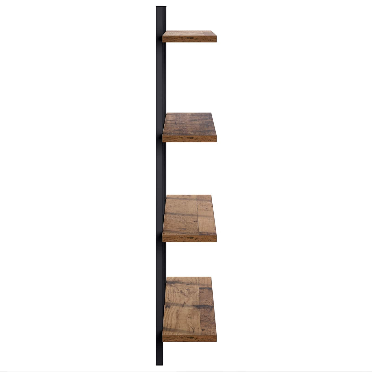 vidaXL Wall Shelf Old Wood 79.5 x 13.5 x 80 cm Engineered Wood