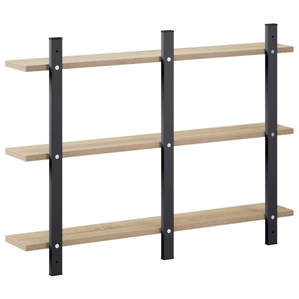 vidaXL Wall Shelf Sonoma Oak 79.5 x 13.5 x 58 cm Engineered Wood