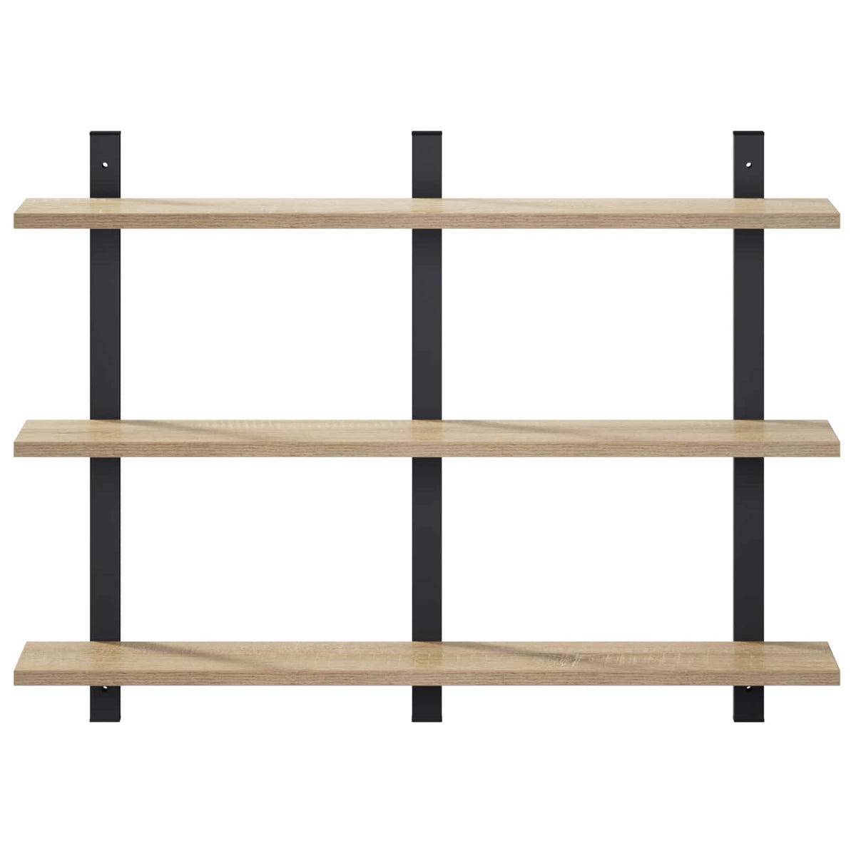 vidaXL Wall Shelf Sonoma Oak 79.5 x 13.5 x 58 cm Engineered Wood