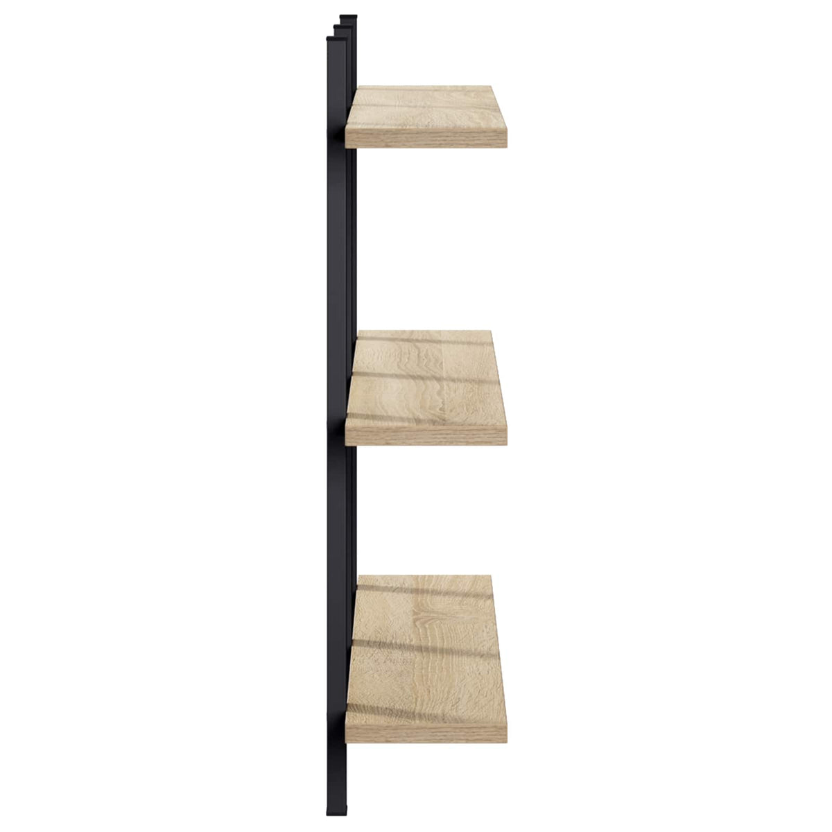 vidaXL Wall Shelf Sonoma Oak 79.5 x 13.5 x 58 cm Engineered Wood