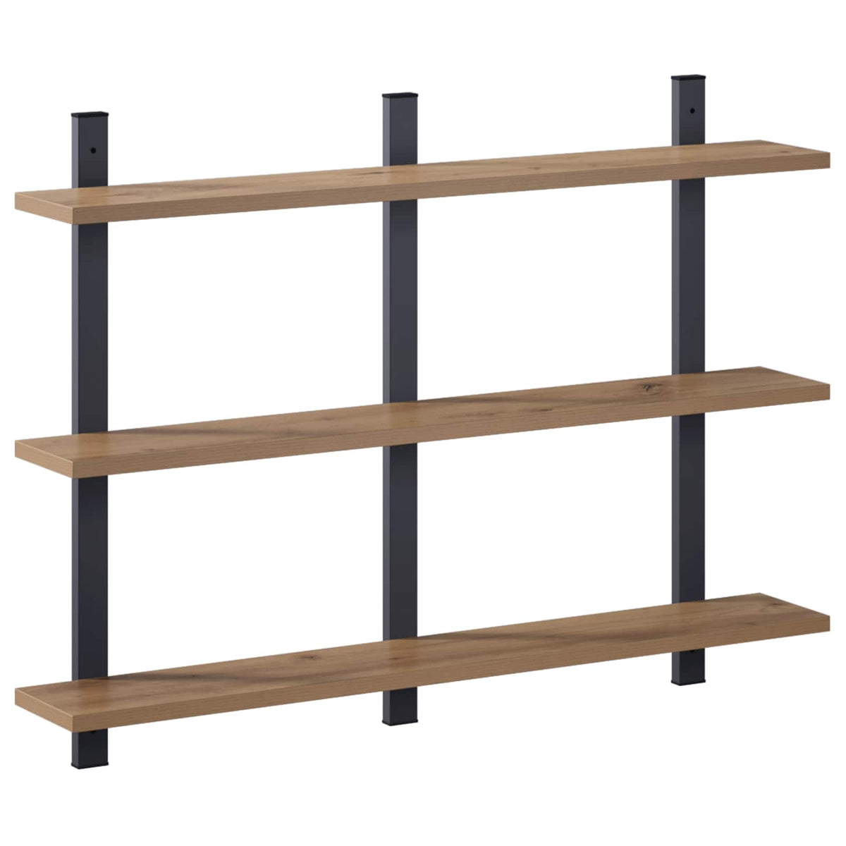 vidaXL Wall Shelf Artisan Oak 79.5 x 13.5 x 58 cm Engineered Wood