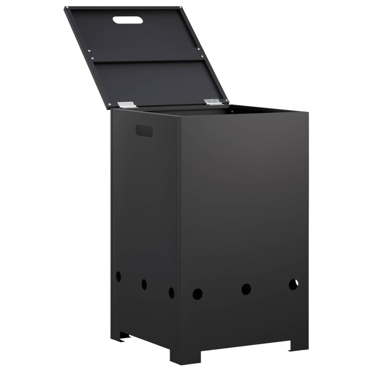 vidaXL Propane Tank Cover 40 x 40 x 66 cm Steel Black