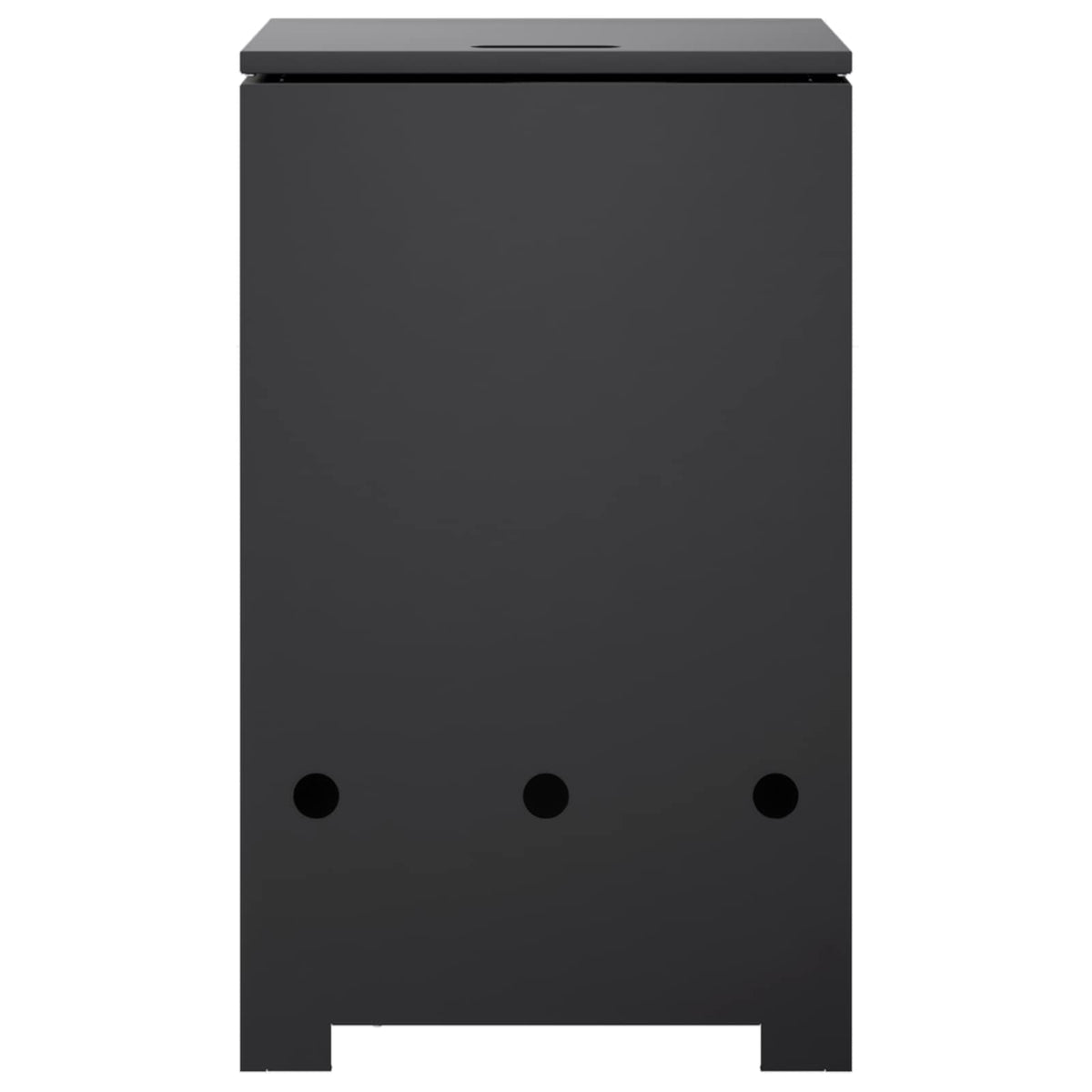 vidaXL Propane Tank Cover 40 x 40 x 66 cm Steel Black