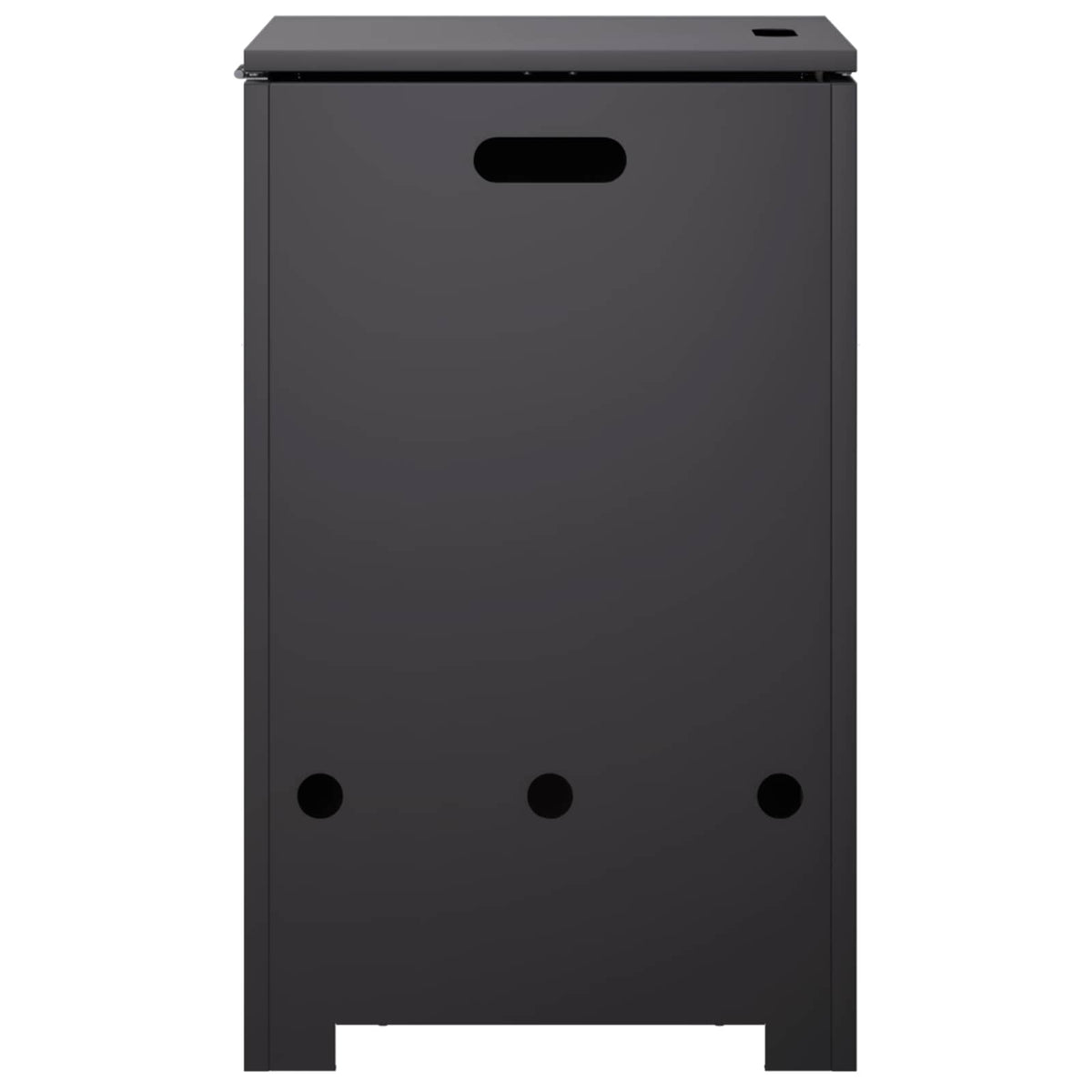 vidaXL Propane Tank Cover 40 x 40 x 66 cm Steel Black