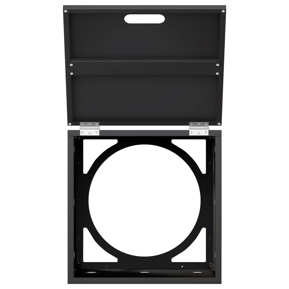 vidaXL Propane Tank Cover 40 x 40 x 66 cm Steel Black