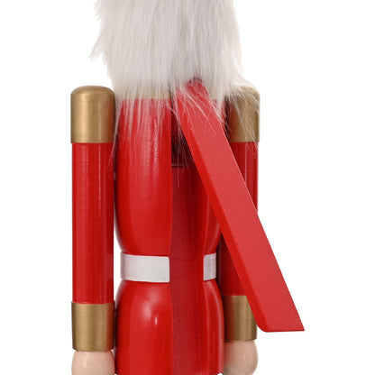 vidaXL Christmas Nutcracker TURKU Red and Black 91 cm