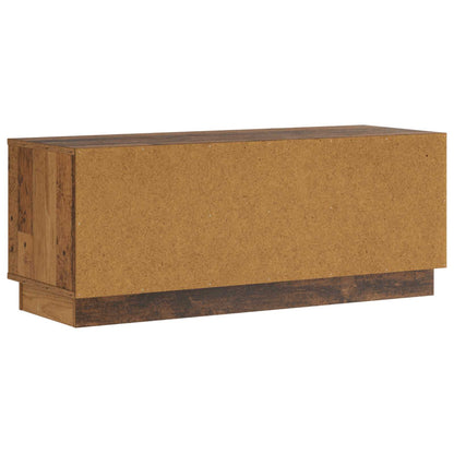 vidaXL TV Cabinet VENRAY 101 x 36.5 x 40 cm Old Wood