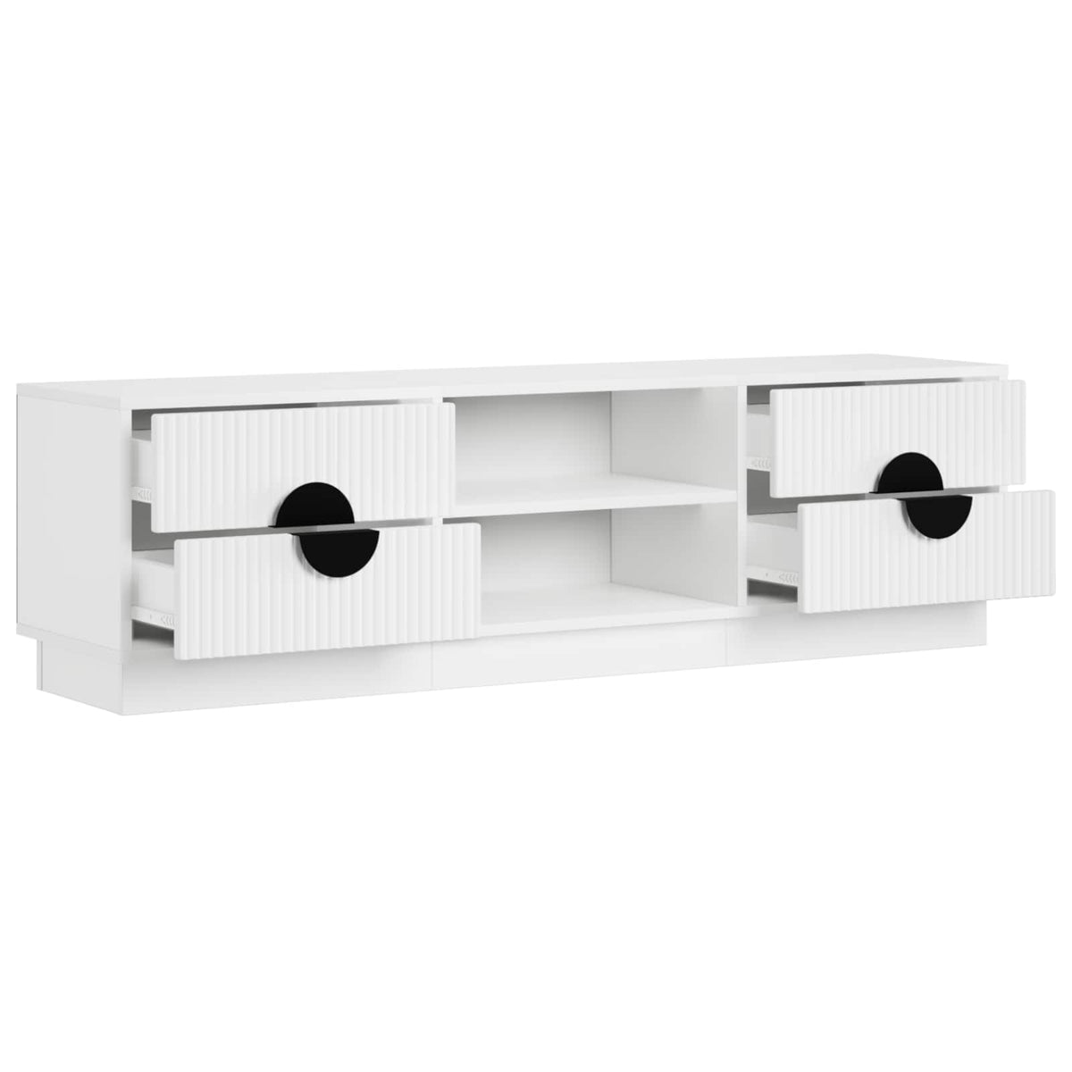 vidaXL TV Cabinet VENRAY 137.5 x 33 x 40 cm White