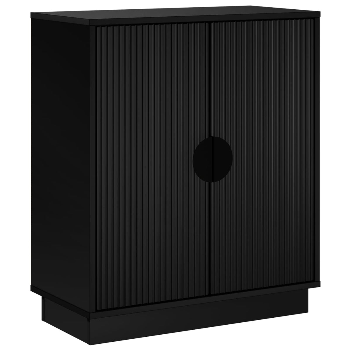 vidaXL Sideboard VENRAY Black 66 x 33 x 77.5 cm Engineered Wood