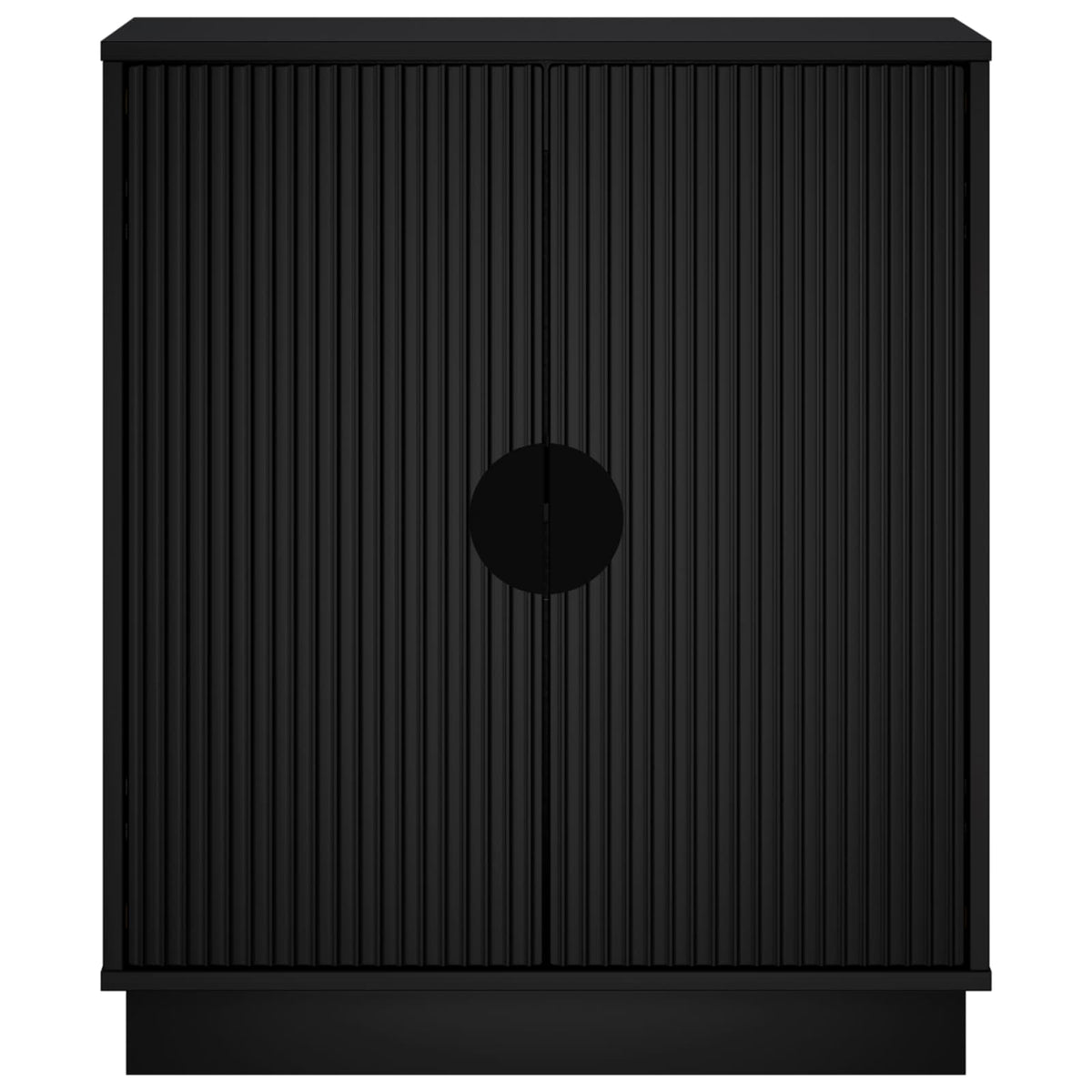 vidaXL Sideboard VENRAY Black 66 x 33 x 77.5 cm Engineered Wood