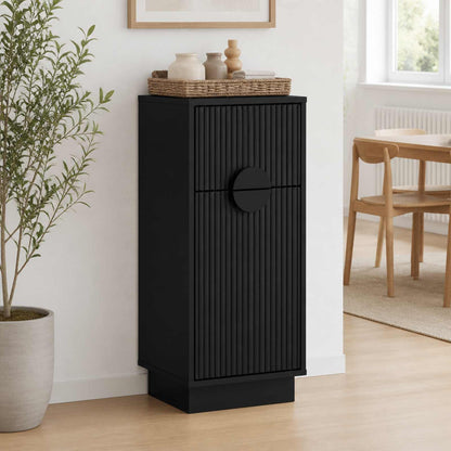 vidaXL Sideboard VENRAY Black 35 x 33 x 77.5 cm Engineered Wood