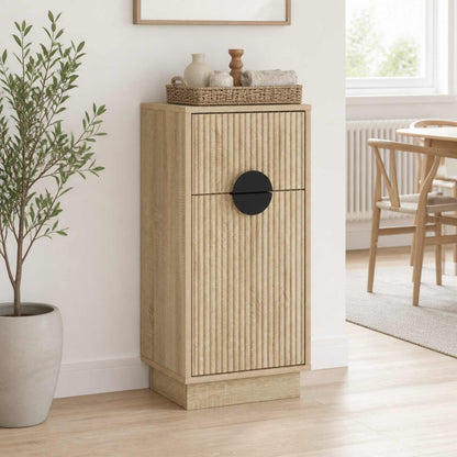 vidaXL Sideboard VENRAY Sonoma Oak 35 x 33 x 77.5 cm Engineered Wood