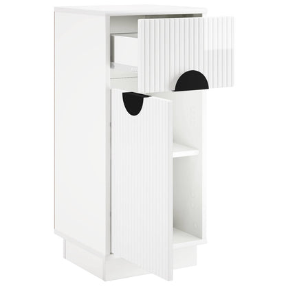 vidaXL Sideboard VENRAY High Gloss White 35 x 33 x 77.5 cm