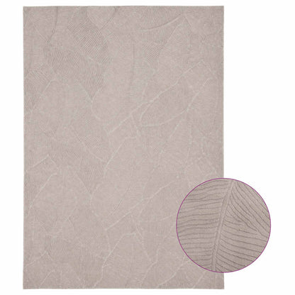 vidaXL Rug IZA Beige 120 x 170 cm 100% Polyester Low Pile