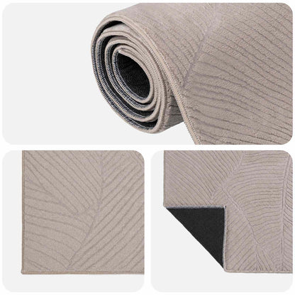 vidaXL Rug IZA Beige 200 x 280 cm 100% Polyester Low Pile