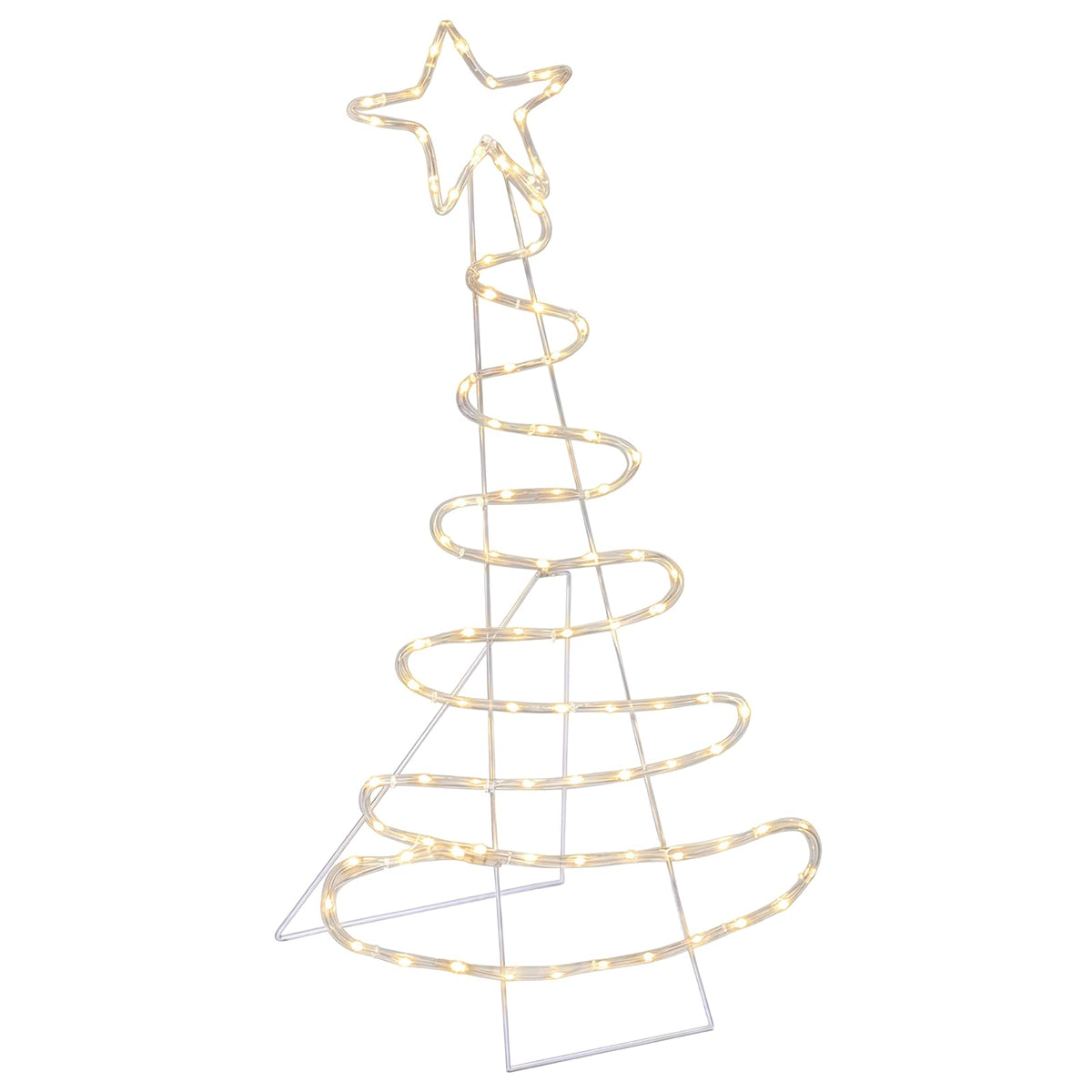vidaXL LED Sign Christmas Tree LOVIISA 100 LEDs Warm White 51 x 99 cm