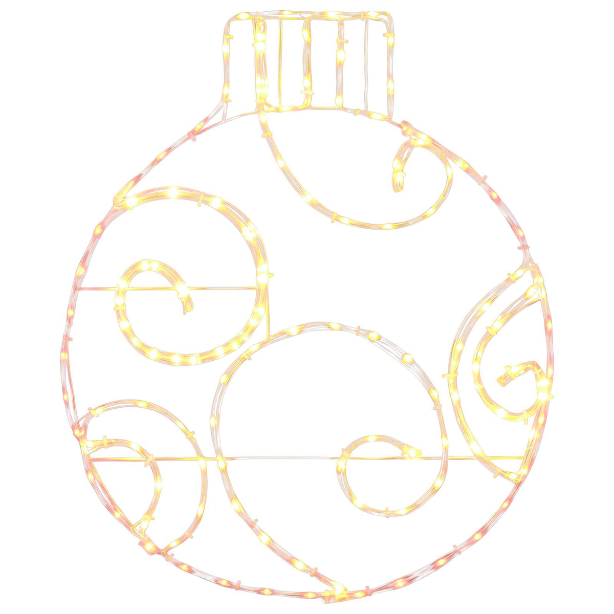 vidaXL LED Sign Bauble LOVIISA 160 LEDs Red 55 x 65 cm