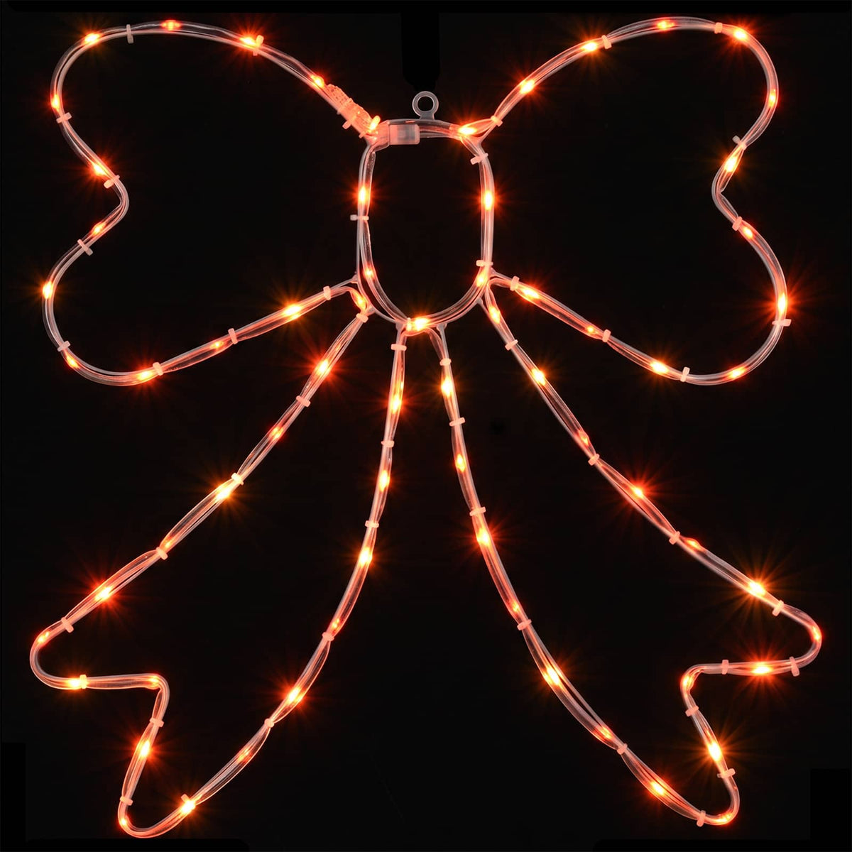 vidaXL LED Rope Light Bow LOVIISA 70 LEDs Red 50 x 51 cm