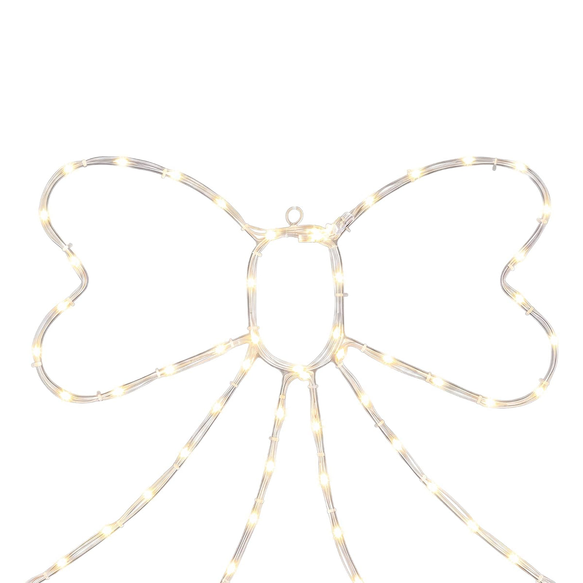 vidaXL LED Rope Light Bow LOVIISA 70 LEDs Warm White 50 x 51 cm