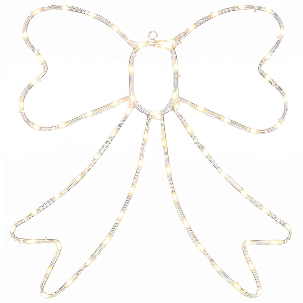 vidaXL LED Rope Light Bow LOVIISA 70 LEDs Warm White 50 x 51 cm