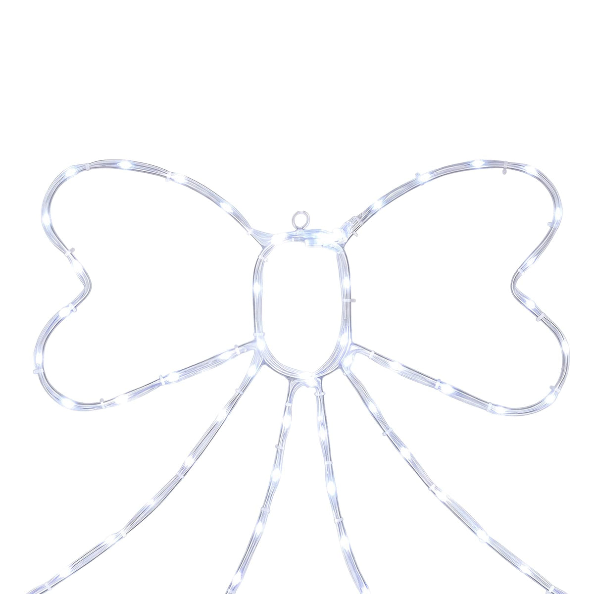 vidaXL LED Rope Light Bow LOVIISA 70 LEDs Cold White 50 x 51 cm