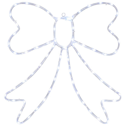 vidaXL LED Rope Light Bow LOVIISA 70 LEDs Cold White 50 x 51 cm