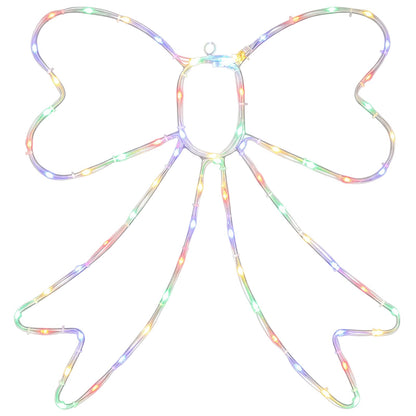 vidaXL LED Rope Light Bow LOVIISA 70 LEDs Multicolour 50 x 51 cm