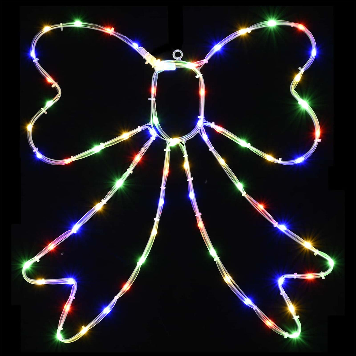 vidaXL LED Rope Light Bow LOVIISA 70 LEDs Multicolour 50 x 51 cm
