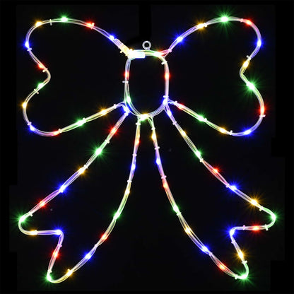 vidaXL LED Rope Light Bow LOVIISA 70 LEDs Multicolour 50 x 51 cm