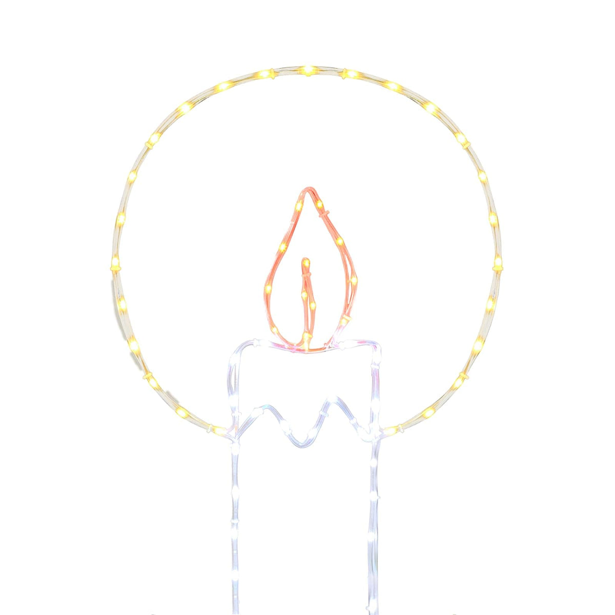 vidaXL LED Rope Light Candle with Holly LOVIISA 120 LEDs