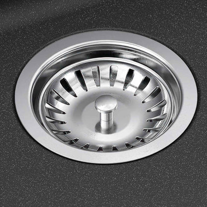 vidaXL Kitchen Sink Single Basin Granite 77 x 49 x 20.5 cm Graphite