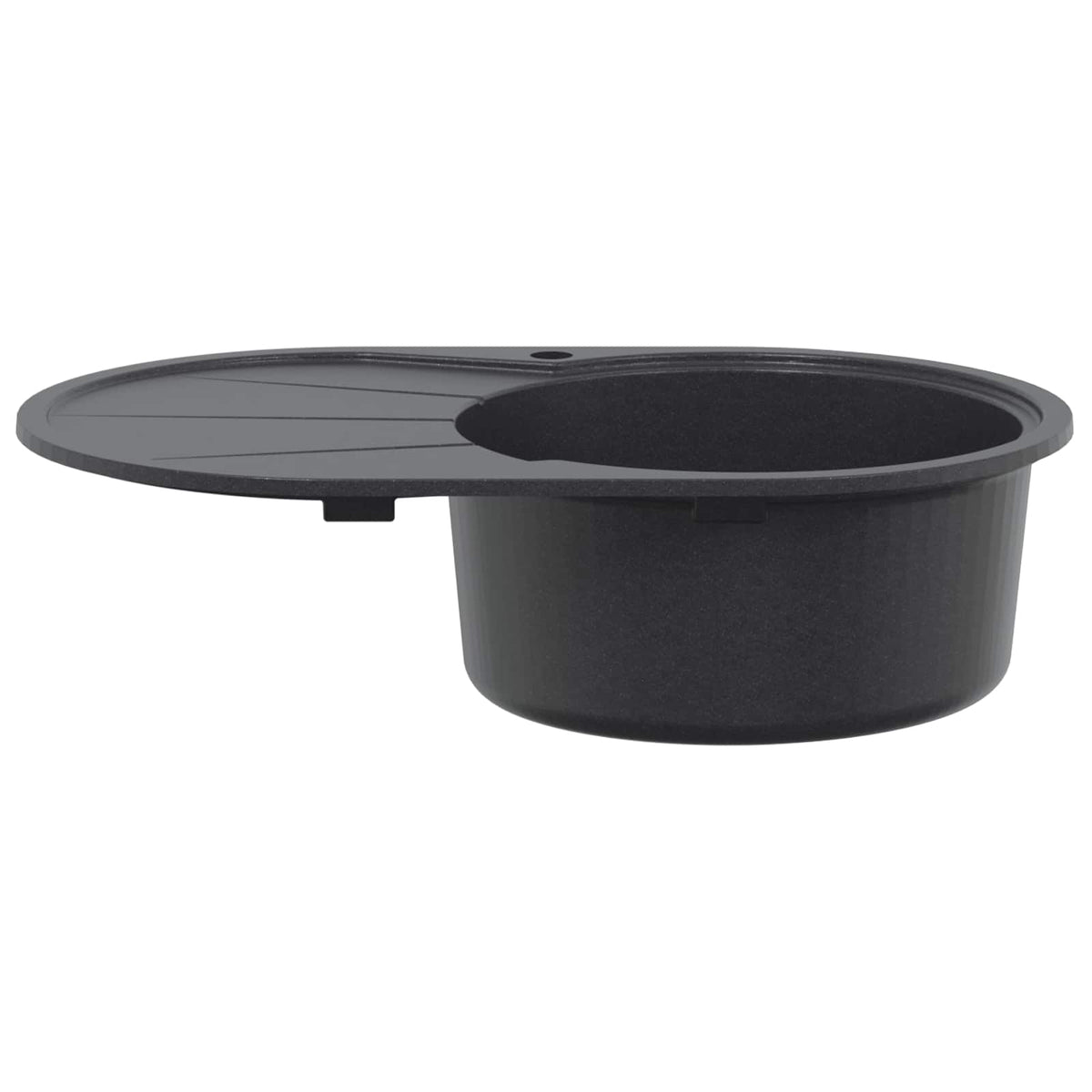vidaXL Kitchen Sink Single Basin Granite 77 x 49 x 20.5 cm Graphite