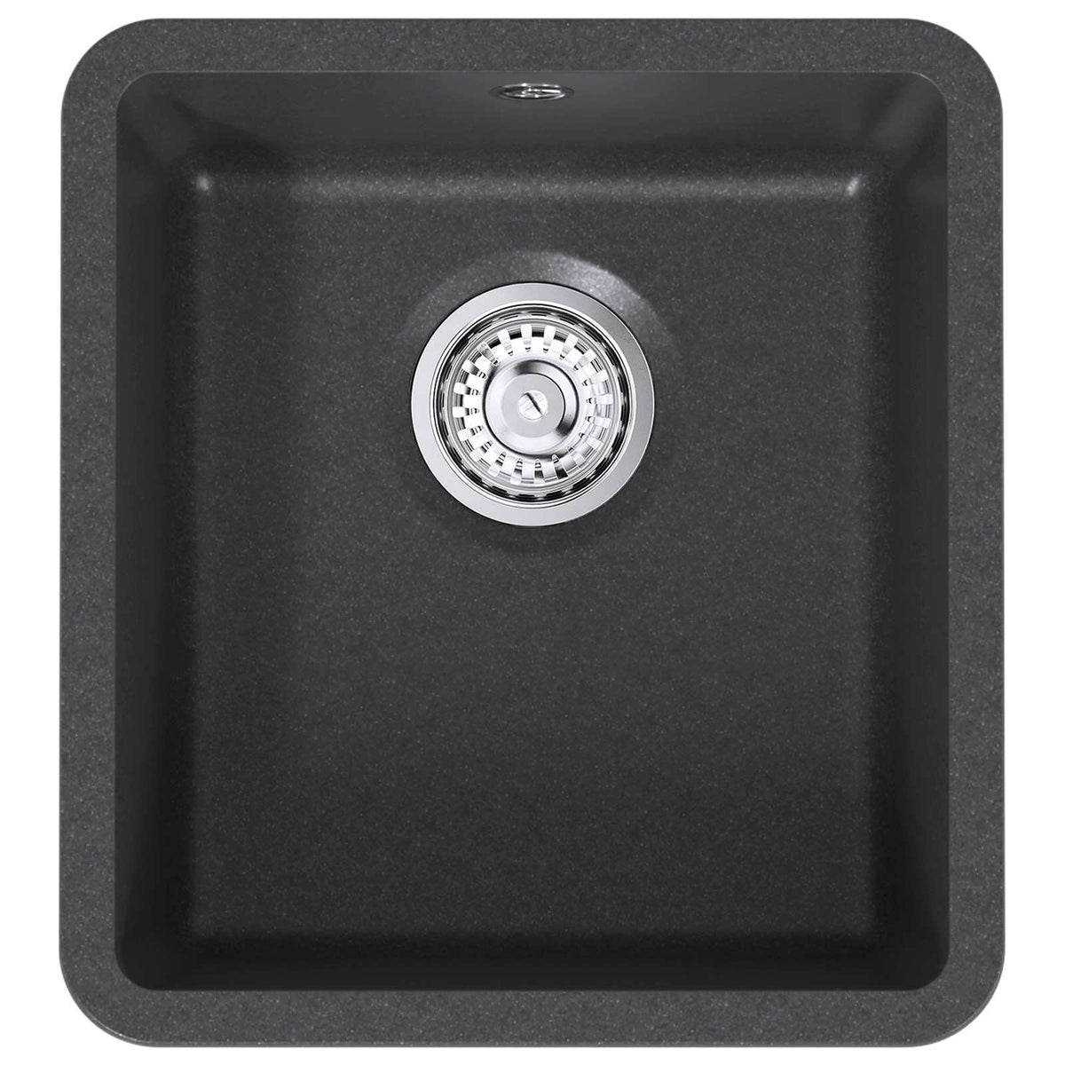 vidaXL Kitchen Sink Single Basin Granite 42 x 46 x 31 cm Graphite