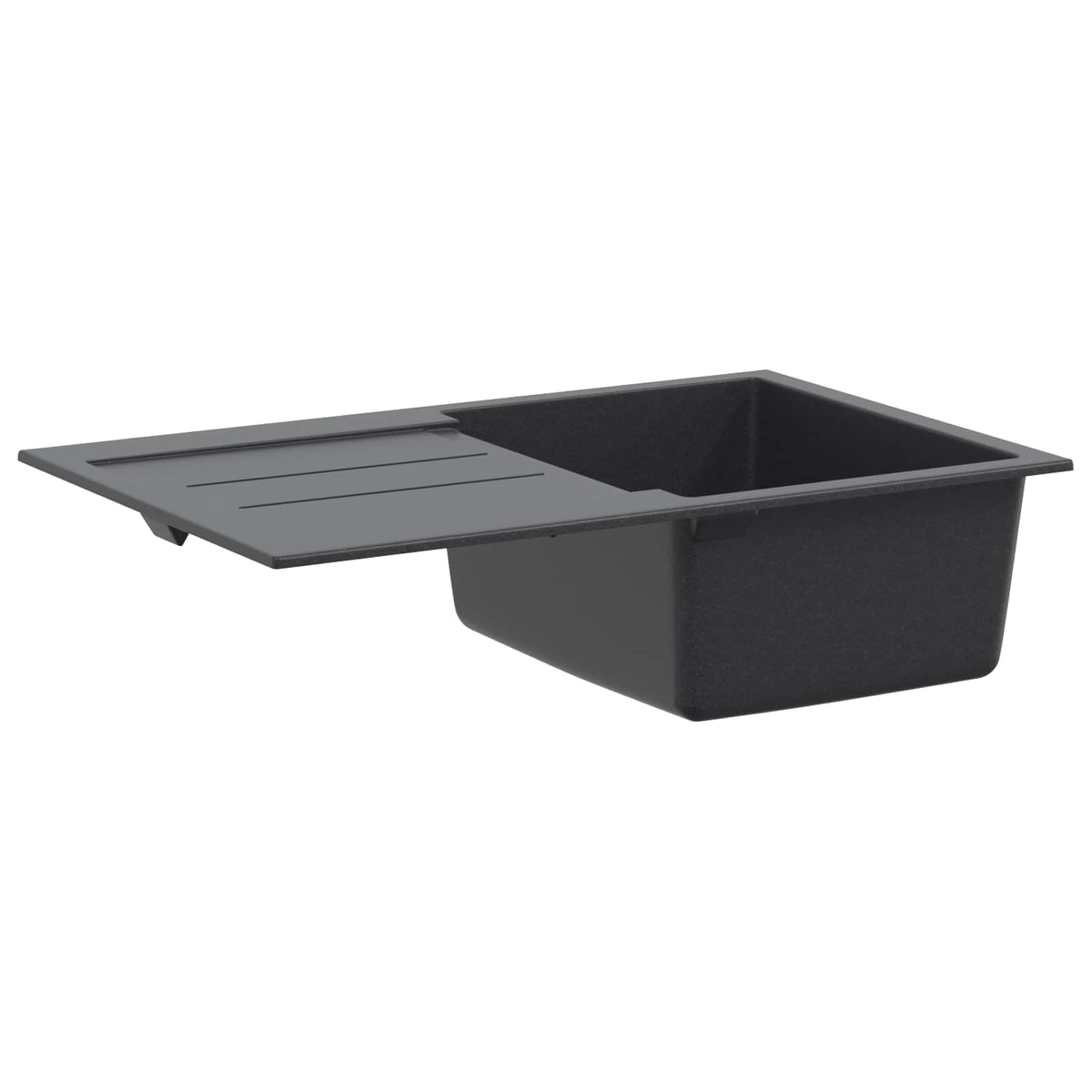 vidaXL Kitchen Sink Single Basin Granite 78 x 50 x 20 cm Graphite