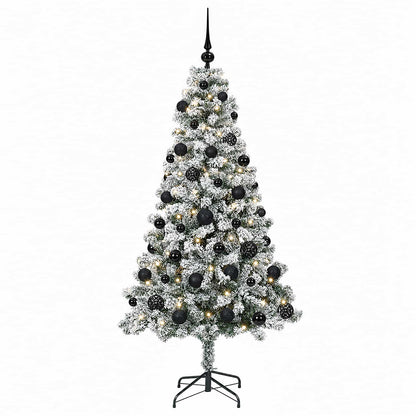 vidaXL Artificial Christmas Tree with Bauble 120 cm 150 LEDs