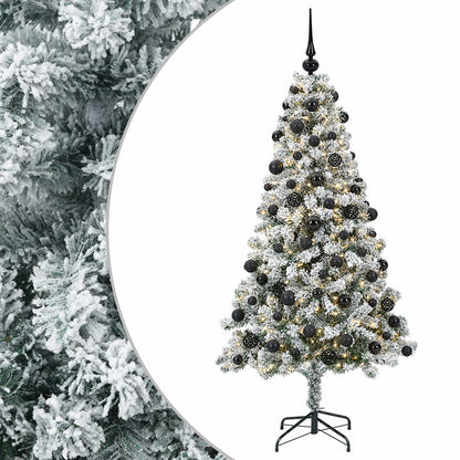 vidaXL Artificial Christmas Tree with Bauble 240 cm 300 LEDs
