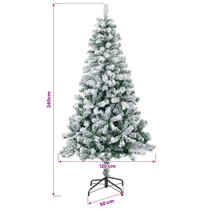 vidaXL Artificial Christmas Tree with Bauble 240 cm 300 LEDs