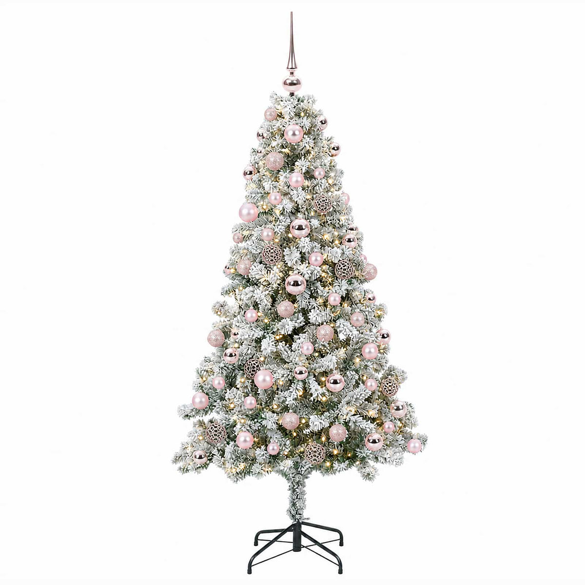 vidaXL Artificial Christmas Tree with Bauble 240 cm 300 LEDs