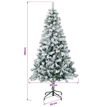 vidaXL Artificial Christmas Tree with Bauble 150 cm 150 LEDs