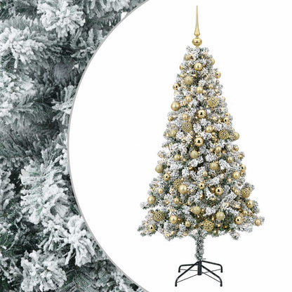 vidaXL Artificial Christmas Tree with Bauble 240 cm 300 LEDs