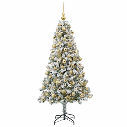 vidaXL Artificial Christmas Tree with Bauble 240 cm 300 LEDs