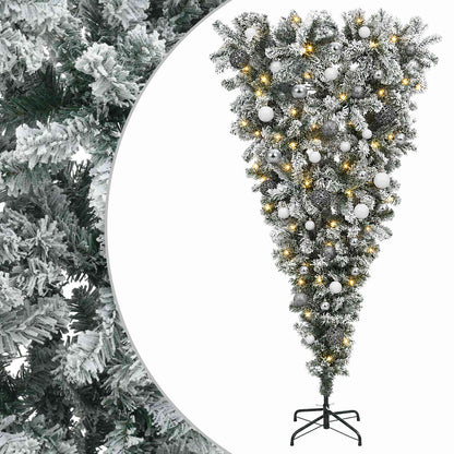 vidaXL Artificial Christmas Tree with Bauble 150 cm 150 LEDs