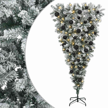 vidaXL Artificial Christmas Tree with Bauble 120 cm 150 LEDs