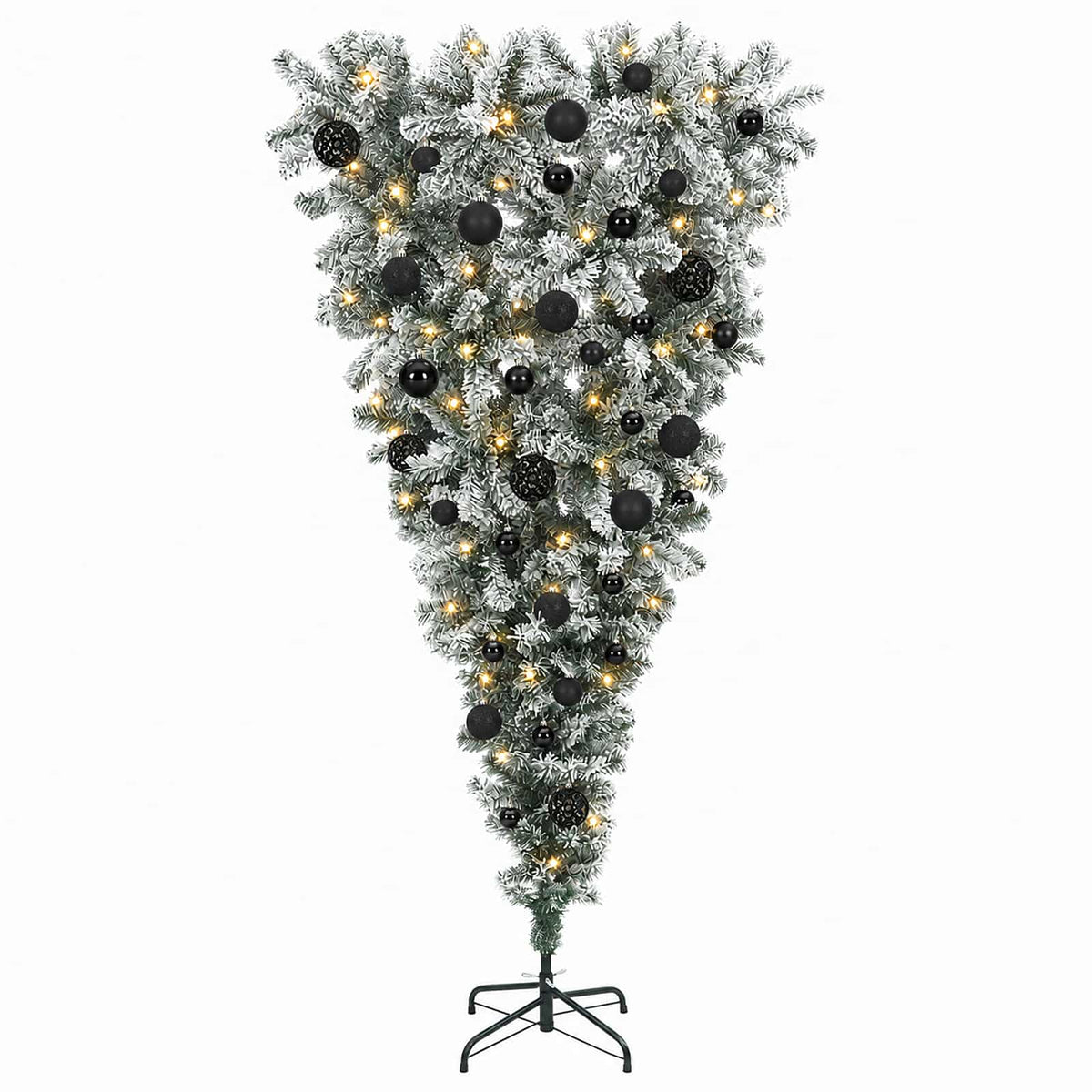 vidaXL Artificial Christmas Tree with Bauble 120 cm 150 LEDs