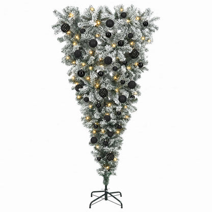 vidaXL Artificial Christmas Tree with Bauble 120 cm 150 LEDs
