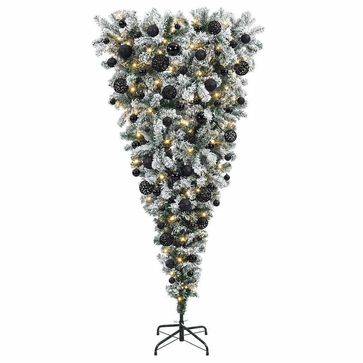 vidaXL Artificial Christmas Tree with Bauble 240 cm 300 LEDs