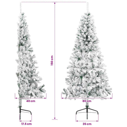 vidaXL Artificial Christmas Tree with Bauble 150 cm 150 LEDs