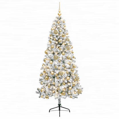 vidaXL Artificial Christmas Tree with Bauble 240 cm 300 LEDs